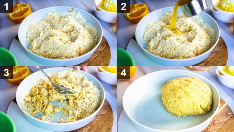 Image of the recipe cooking step-2-3 for Orange Almond Cookies