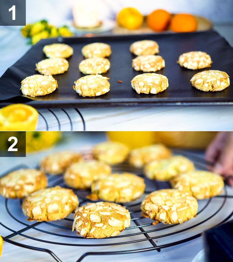 Image of the recipe cooking step-2-8 for Orange Almond Cookies
