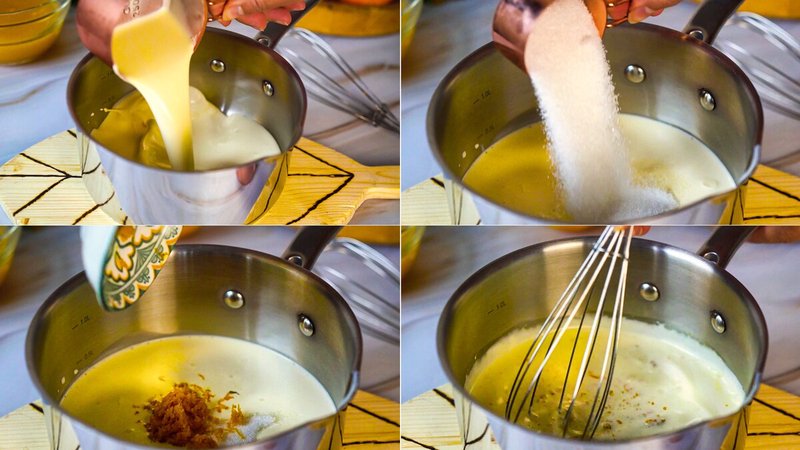 Image of the recipe cooking step-1-3 for Orange Posset Recipe