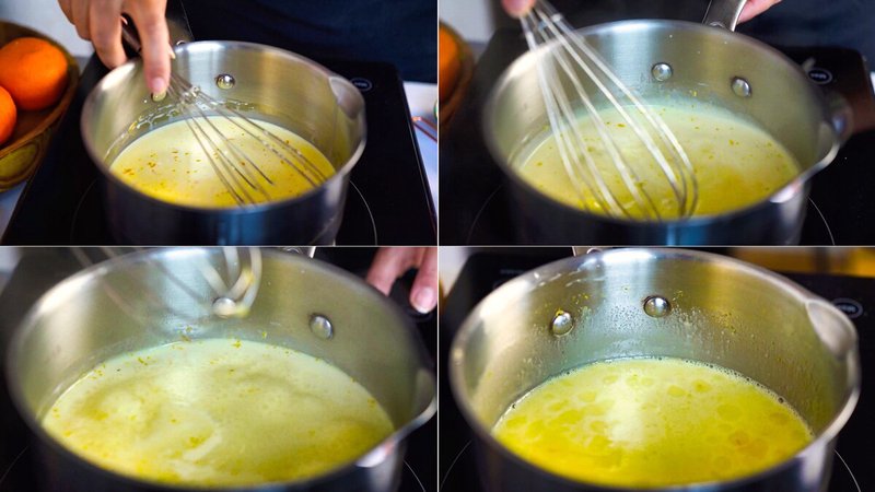 Image of the recipe cooking step-1-4 for Orange Posset Recipe