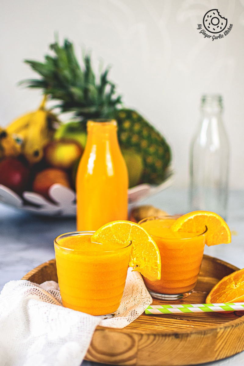 immunity boosting orange smoothie