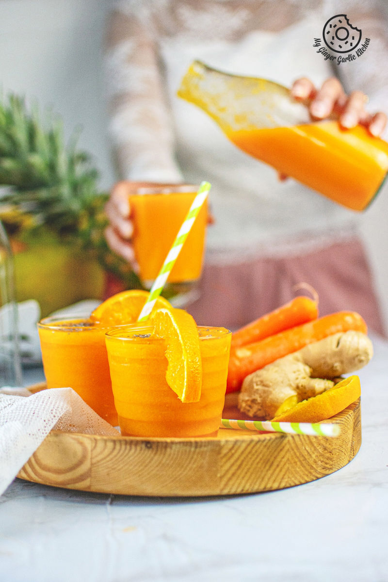 immunity boosting orange smoothie