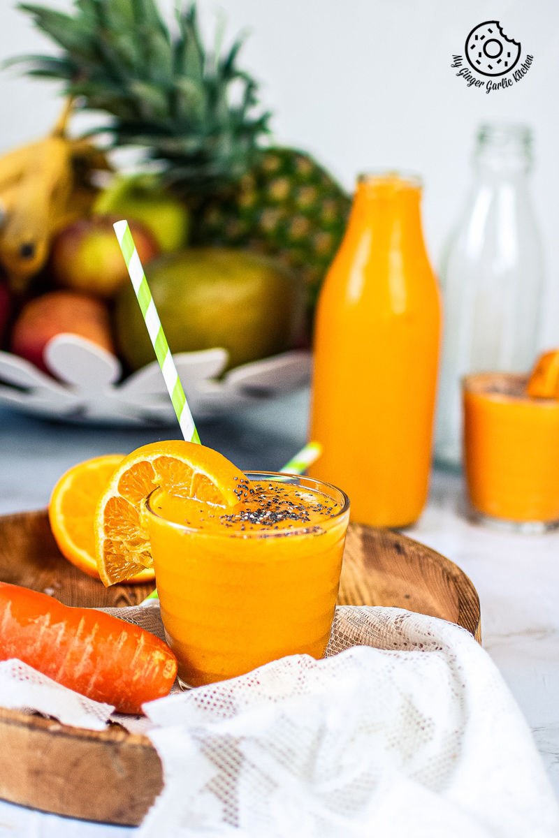 immunity boosting orange smoothie