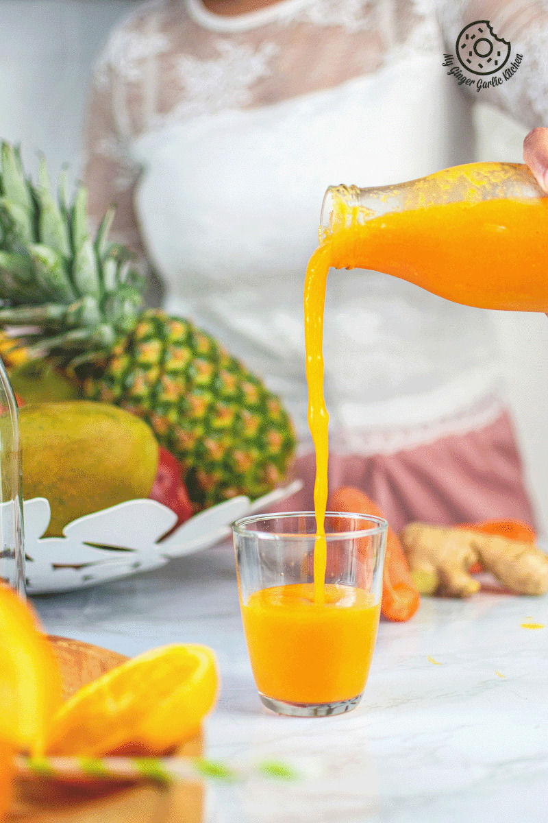 immunity boosting orange smoothie