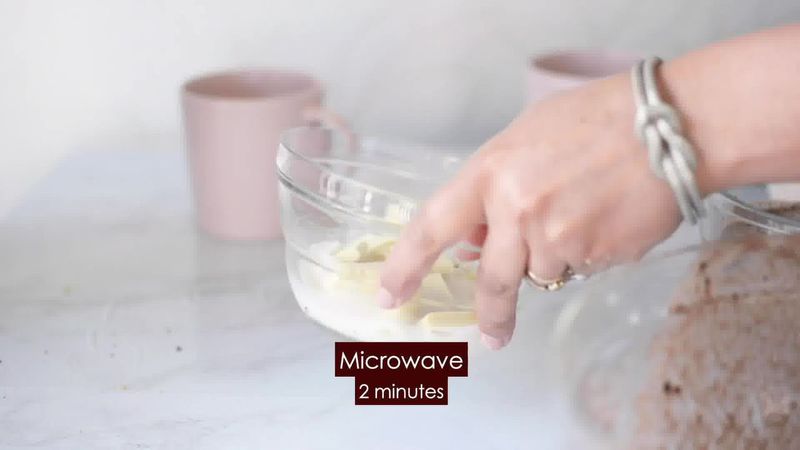 Image of the recipe cooking step-1-3 for Oreo Mug Cake
