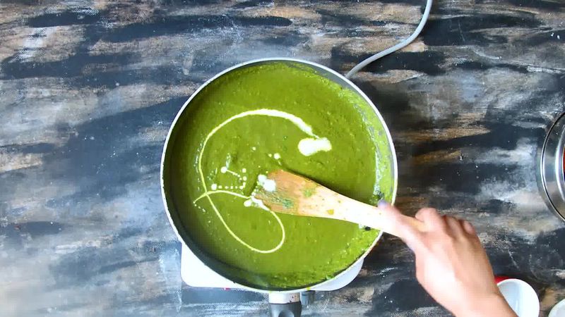 Image of the recipe cooking step-2-15 for Palak Paneer - Spinach and Indian Cottage Cheese Gravy