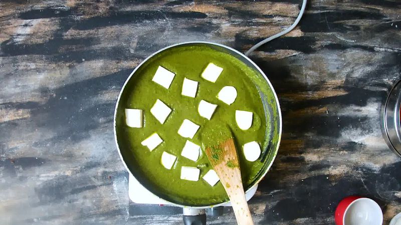 Image of the recipe cooking step-2-16 for Palak Paneer - Spinach and Indian Cottage Cheese Gravy