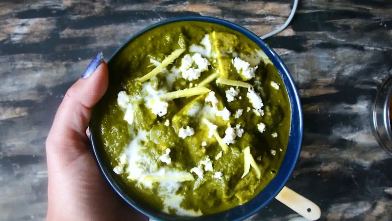 Image of the recipe cooking step-2-18 for Palak Paneer - Spinach and Indian Cottage Cheese Gravy
