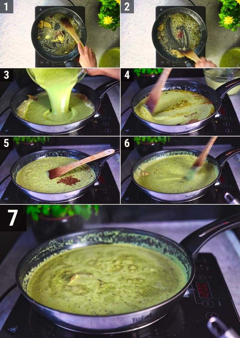 Image of the recipe cooking step-5-2 for Paneer Afghani