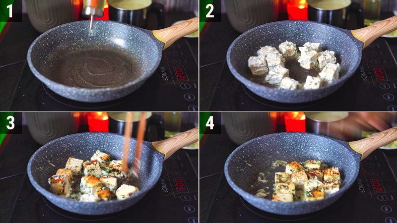 Image of the recipe cooking step-4-1 for Paneer Kali Mirch