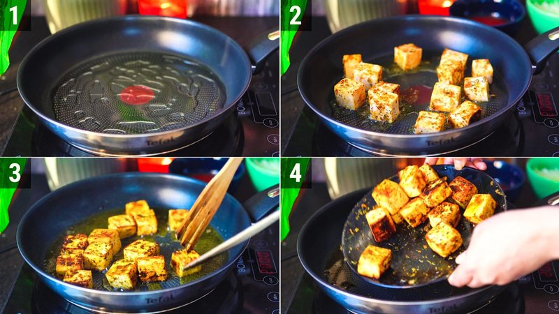 Image of the recipe cooking step-2-1 for Paneer Masala