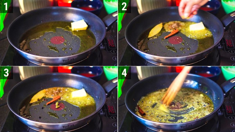 Image of the recipe cooking step-3-1 for Paneer Masala