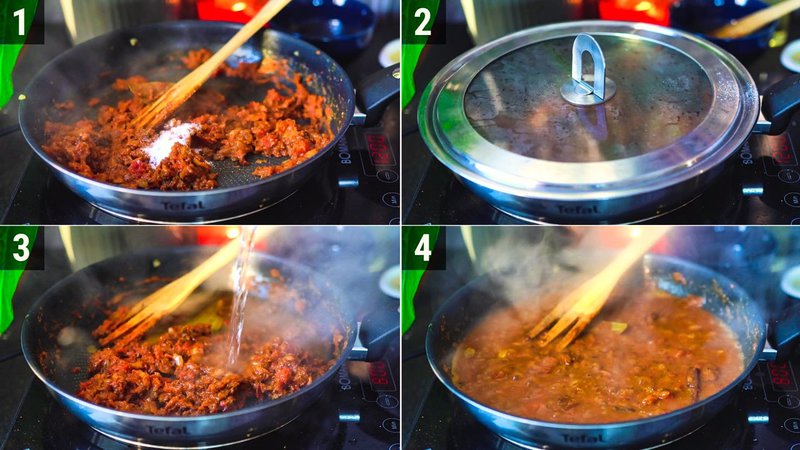 Image of the recipe cooking step-3-4 for Paneer Masala