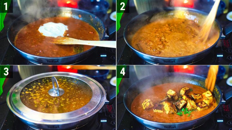 Image of the recipe cooking step-3-5 for Paneer Masala