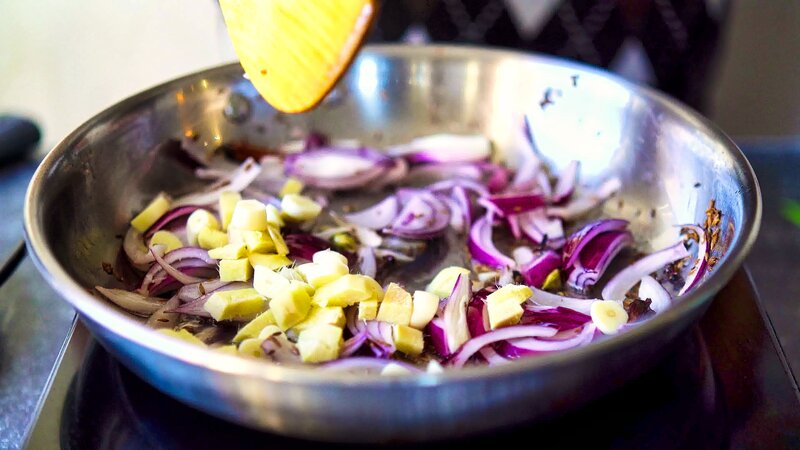 Image of the recipe cooking step-2-4 for Paneer Nawabi (Creamy White Gravy Paneer Curry)