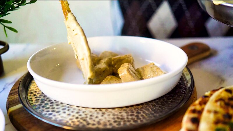 Image of the recipe cooking step-3-9 for Paneer Nawabi (Creamy White Gravy Paneer Curry)