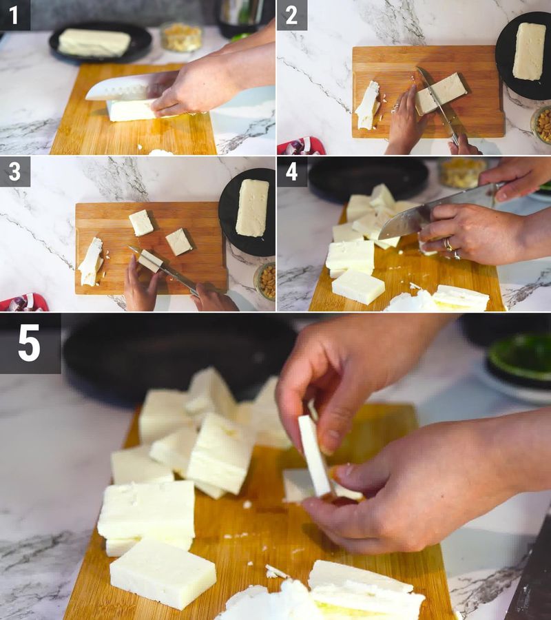 Image of the recipe cooking step-2-1 for Paneer Pasanda