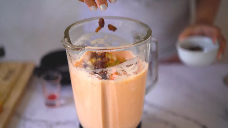 Image of the recipe cooking step-1-5 for Papaya Shake - Papaya Smoothie
