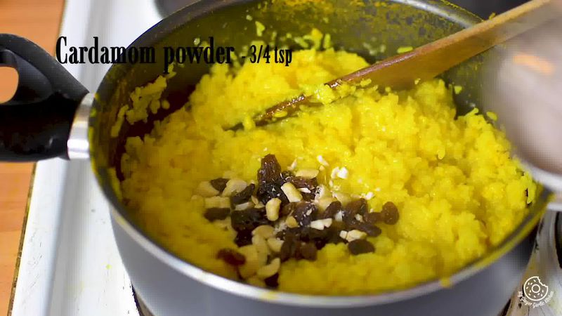 Image of the recipe cooking step-1-12 for Paush Khichda - Sweet Khichdi (Pan, Cooker, Instant Pot)