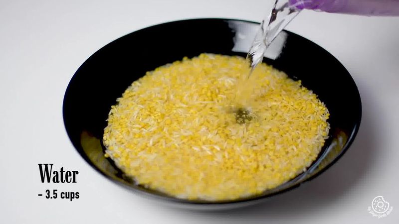 Image of the recipe cooking step-1-2 for Paush Khichda - Sweet Khichdi (Pan, Cooker, Instant Pot)