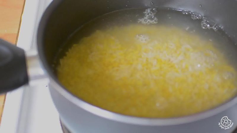 Image of the recipe cooking step-1-3 for Paush Khichda - Sweet Khichdi (Pan, Cooker, Instant Pot)