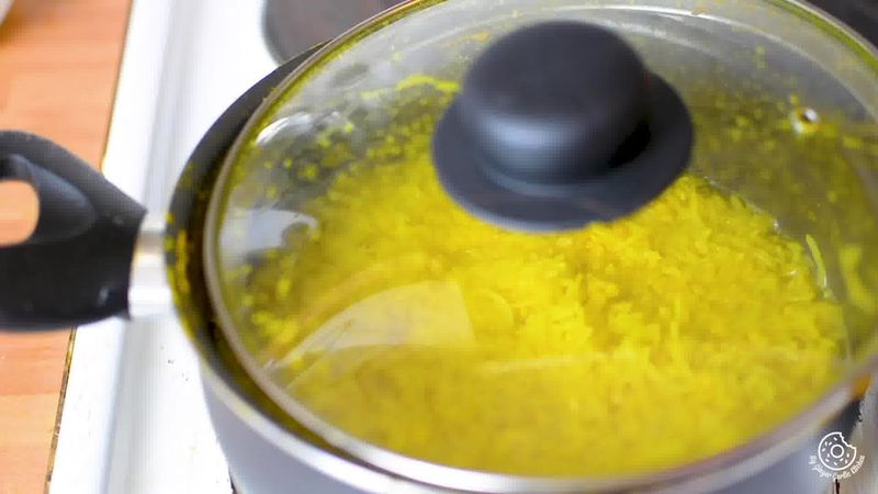 Image of the recipe cooking step-1-9 for Paush Khichda - Sweet Khichdi (Pan, Cooker, Instant Pot)