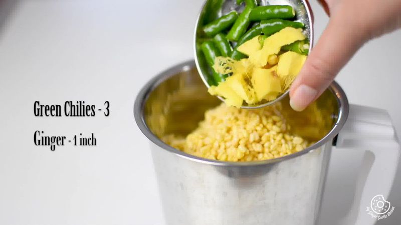 Image of the recipe cooking step-1-2 for Paush Vada Recipe - Paush Bade (Dal Wada)