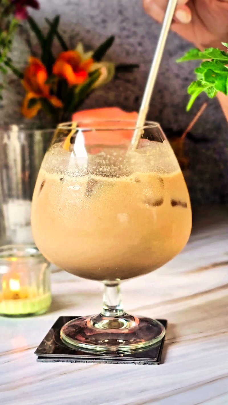 Image of the recipe cooking step-1-6 for Peanut Butter Iced Latte