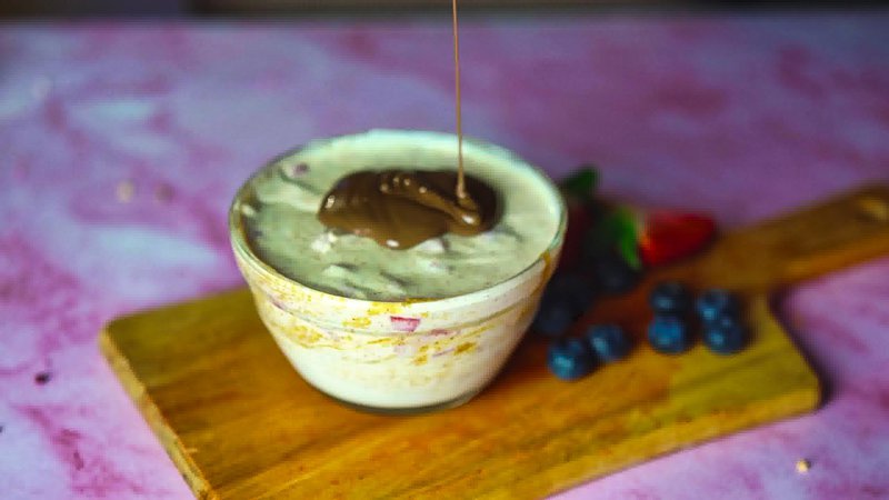 Image of the recipe cooking step-1-4 for Peanut Butter Yogurt Bowl