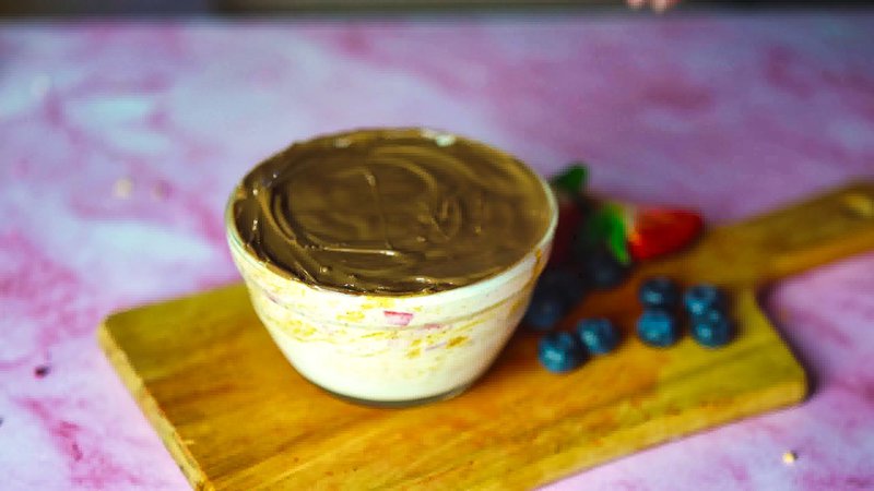 Image of the recipe cooking step-1-5 for Peanut Butter Yogurt Bowl