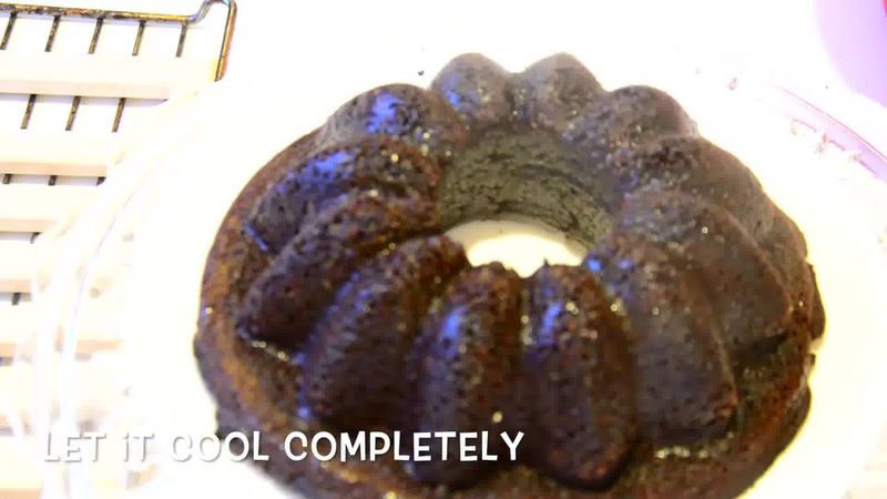 Image of the recipe cooking step-1-14 for Persimmon Chocolate Bundt Cake (with Video)