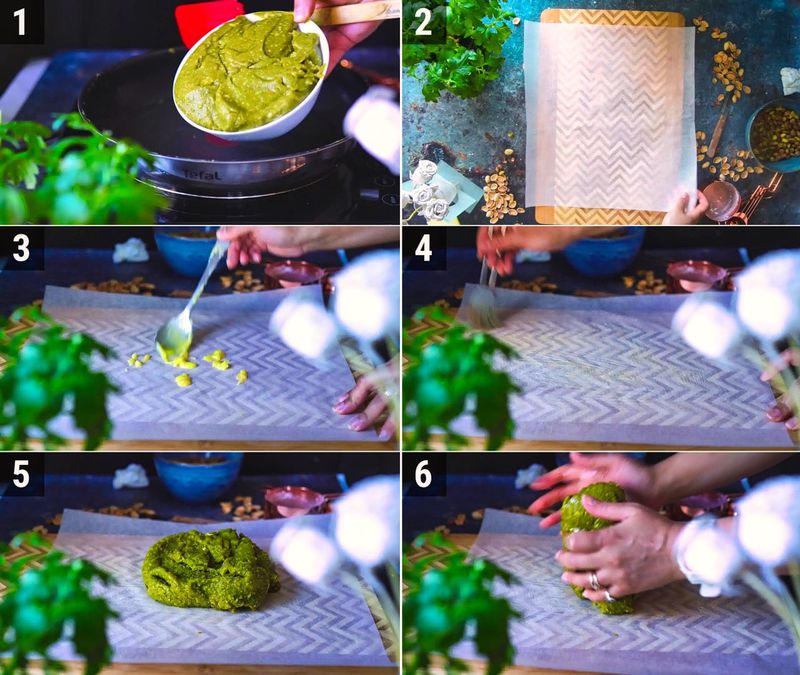 Image of the recipe cooking step-1-5 for Pista Katli