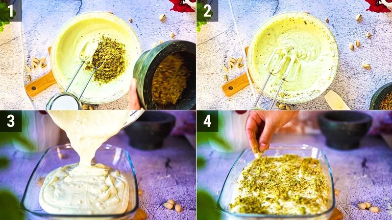 Image of the recipe cooking step-1-3 for Pistachio Ice Cream