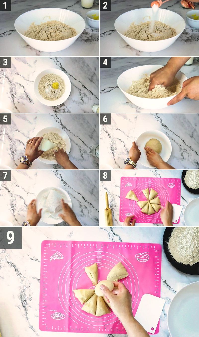 Image of the recipe cooking step-1-1 for Plain Paratha
