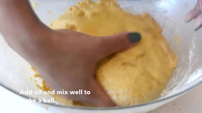 Image of the recipe cooking step-1-8 for Easy Pumpkin Cinnamon Rolls - Pumpkin Cinnamon Bun