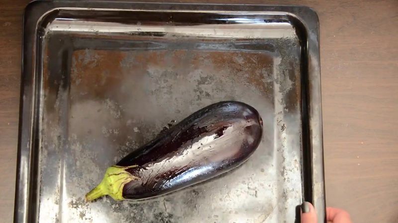 Image of the recipe cooking step-2-1 for Baingan Bharta Recipe – Roasted Eggplant Mash