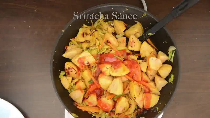 Image of the recipe cooking step-3-7 for Radish Lentil Idli Fry + Carrot Ginger Chutney