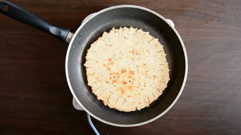 Image of the recipe cooking step-1-8 for Rajasthani Khoba Roti Recipe