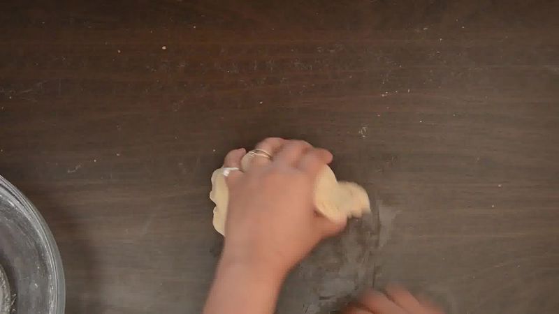 Image of the recipe cooking step-4-1 for Rajma Tofu Paratha Pocket Bites With Boondi Raita