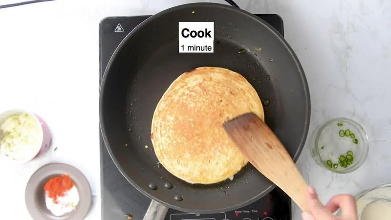 Image of the recipe cooking step-2-10 for Rava Uttapam