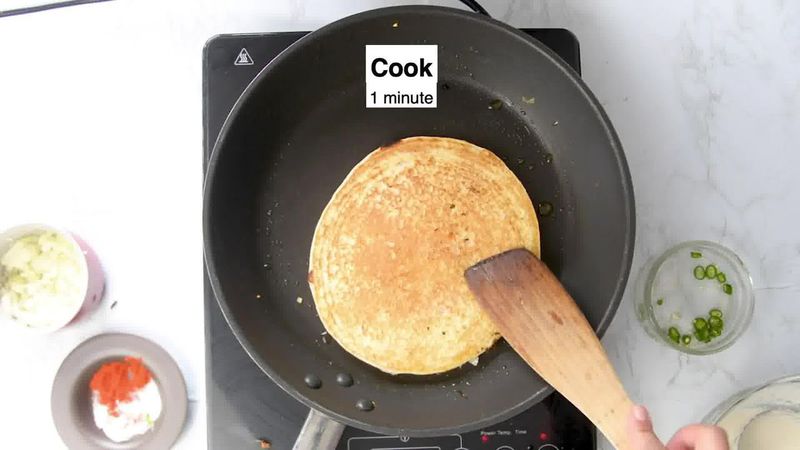 Image of the recipe cooking step-2-11 for Rava Uttapam
