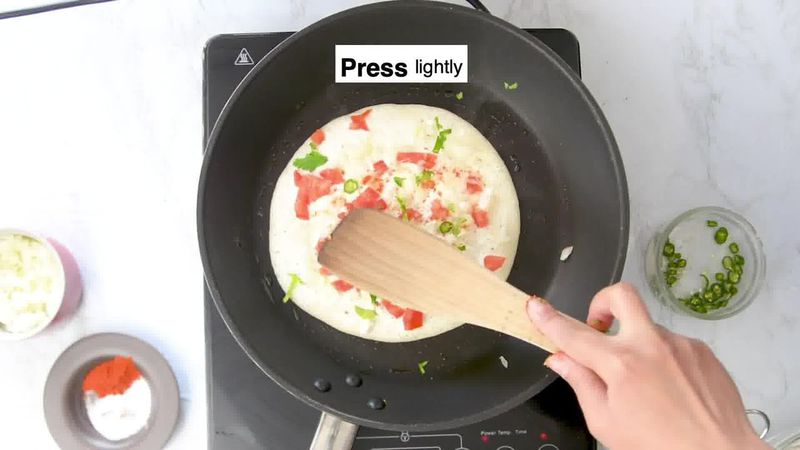 Image of the recipe cooking step-2-6 for Rava Uttapam