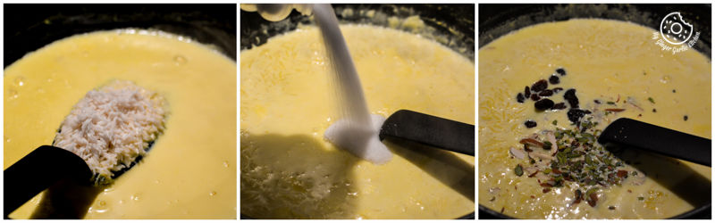 image of a pan with rice and a spoon with a mixture