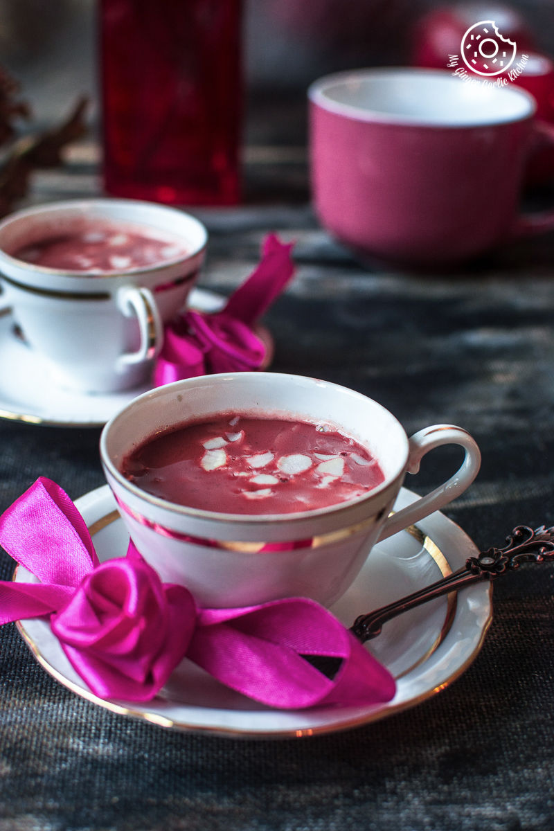Pink Coffee Drink ~ Kamal's Homely Recipes 