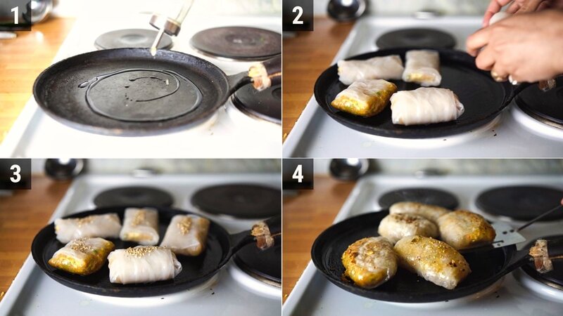 Image of the recipe cooking step-2-4 for Rice Paper Dumplings