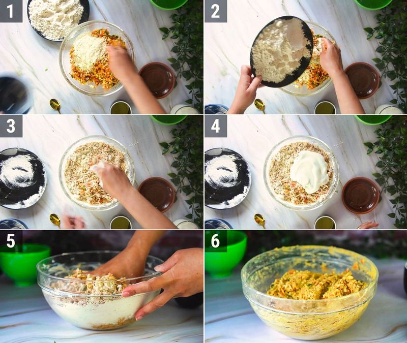 Image of the recipe cooking step-1-2 for Rice Thepla