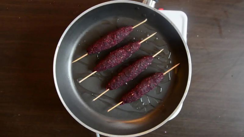 Image of the recipe cooking step-3-18 for Beetroot Kebab Recipe