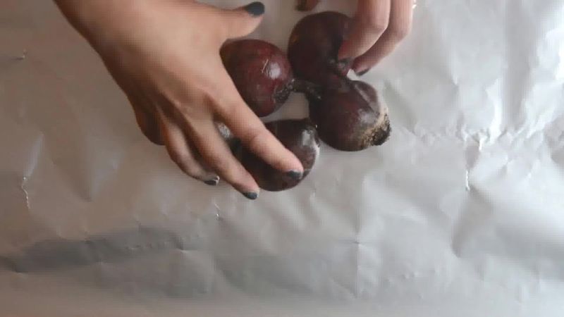 Image of the recipe cooking step-1-2 for Beet Potato Holiday Salad - Roasted Beet Salad