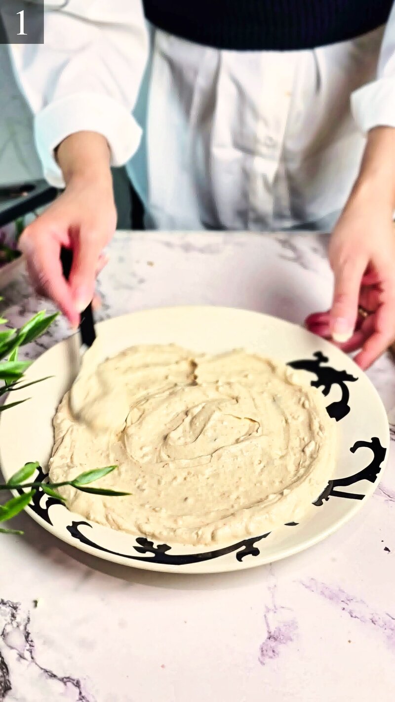 Image of the recipe cooking step-5-1 for Roasted Cauliflower Tahini Bowl