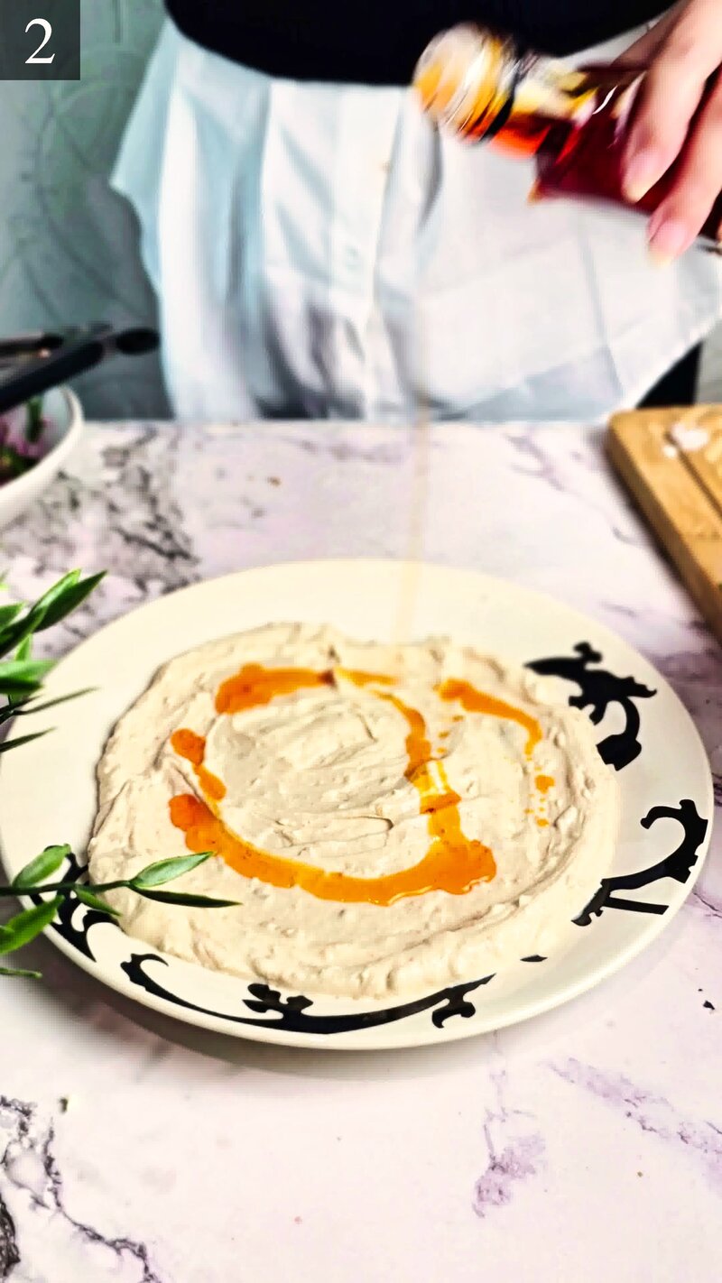 Image of the recipe cooking step-5-2 for Roasted Cauliflower Tahini Bowl
